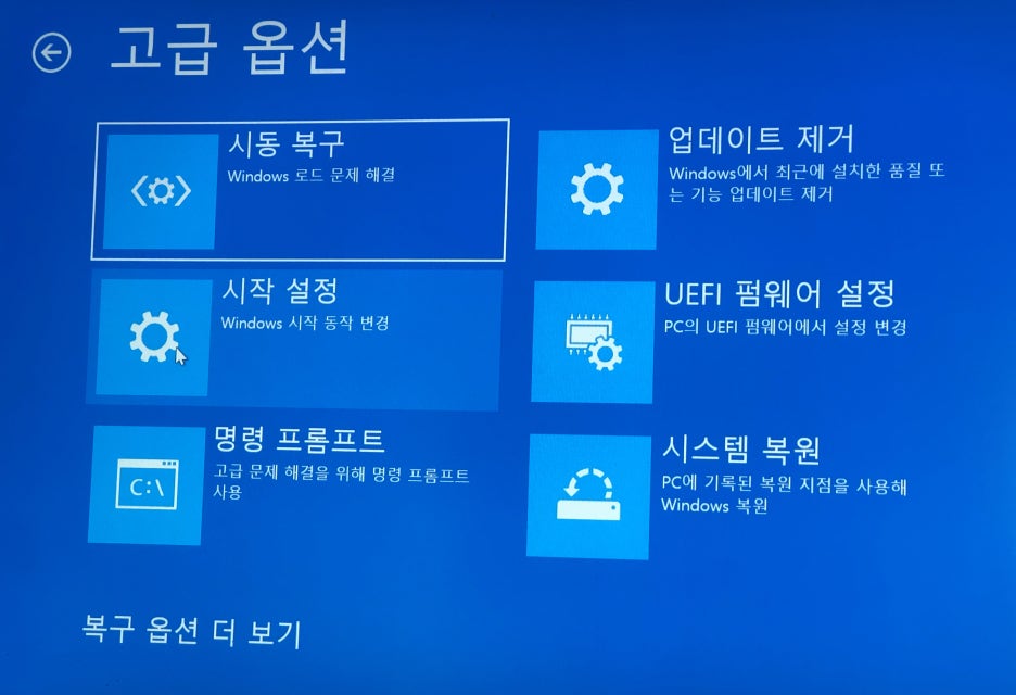 윈도우 11 설정 화면