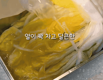 김치#koreanfood 조리과정 2