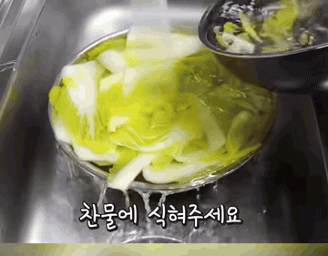 알배추를 데쳐주세요 너무 맛있어서 또 사러 갑니다#레시피 #요리#한국음식 조리과정 7