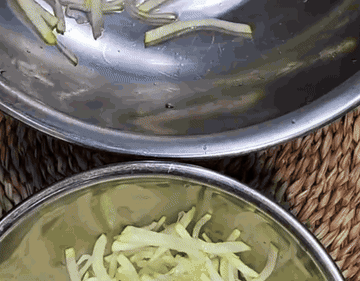 무생채 #koreanfood 조리과정 5
