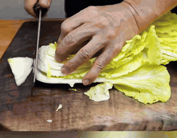 알배추를 데쳐주세요 너무 맛있어서 또 사러 갑니다#레시피 #요리#한국음식 조리과정 3