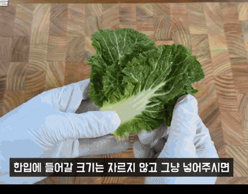 봄동겉절이 #koreanfood 조리과정 4