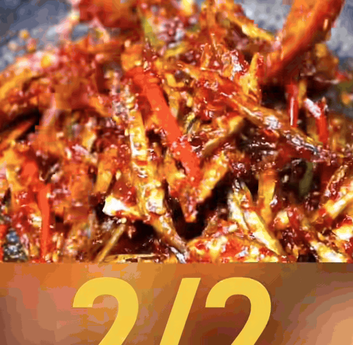3번 리필하는 멸치무침 이것˝ 2가지만 넣으세요2/2#멸치무침 #레시피 #koreanfood 조리과정 7