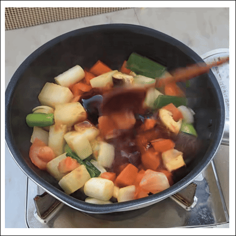 LA갈비찜 조리 과정