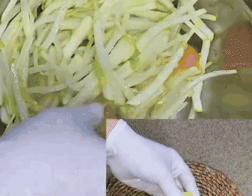 무생채 #koreanfood 조리과정 7
