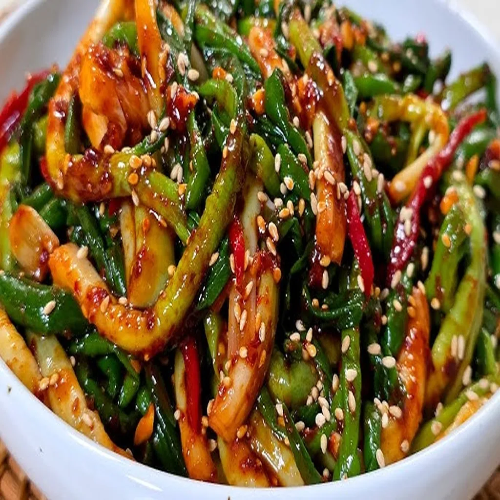 30초의 기적 매운맛 쏙 뺀 아삭한 쪽파무침 황금레시피 - 오늘살림