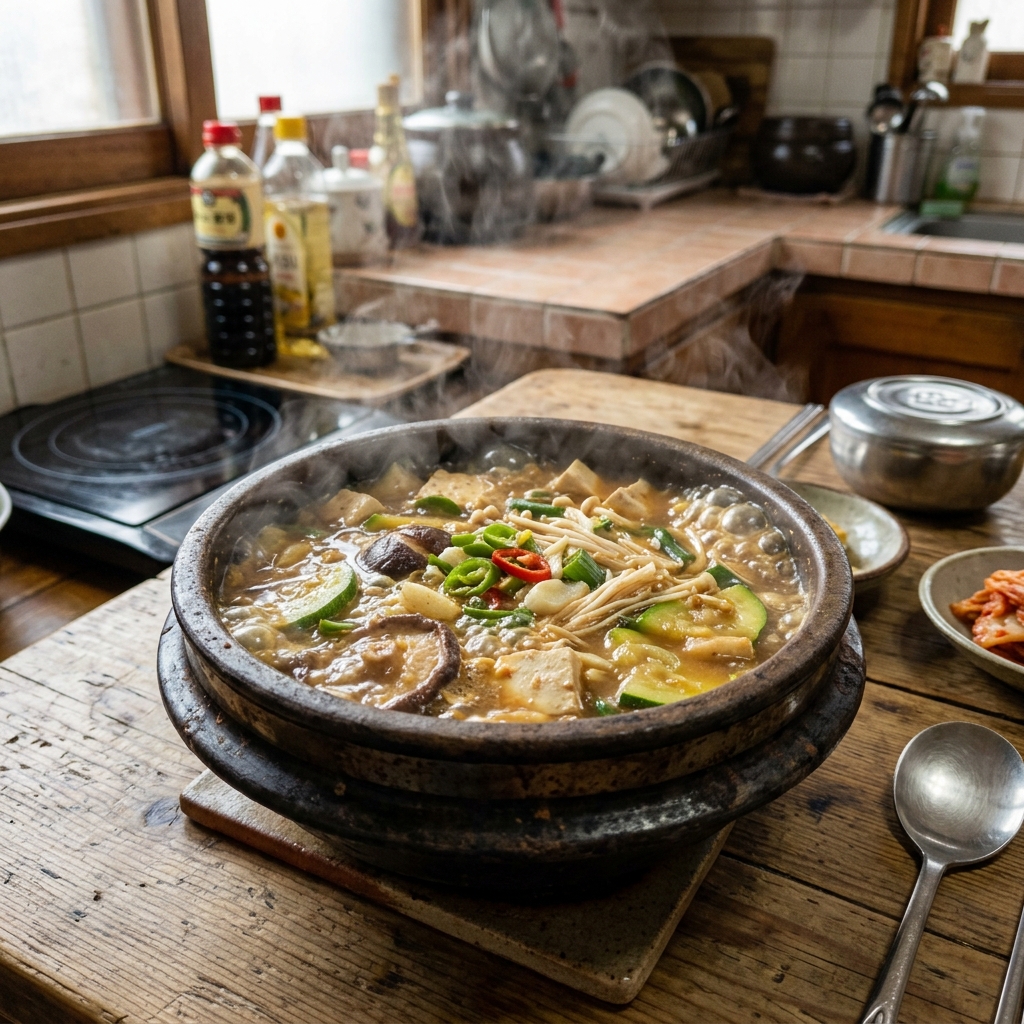 [인생 된장찌개] 고깃집보다 깊은 맛의 비결: 이중 육수와 된장 배합의 과학 20년 명인의 비법 - 오늘살림