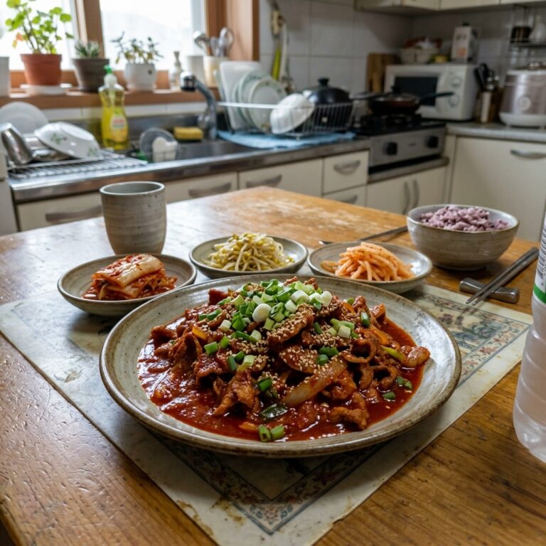 냉장고 속 처치 곤란 고기가 인생 요리로 변하는 마법의 제육볶음 - 오늘살림
