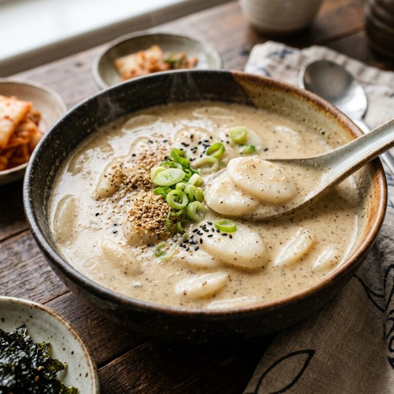 떡국떡 우유들깨 크림 - 오늘살림