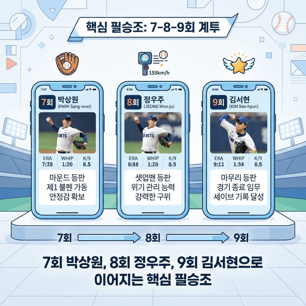 한화 이글스 불펜 안정화 시작되나, 김경문 감독 필승조 구성과 6회~9회 계투 전략 총분석