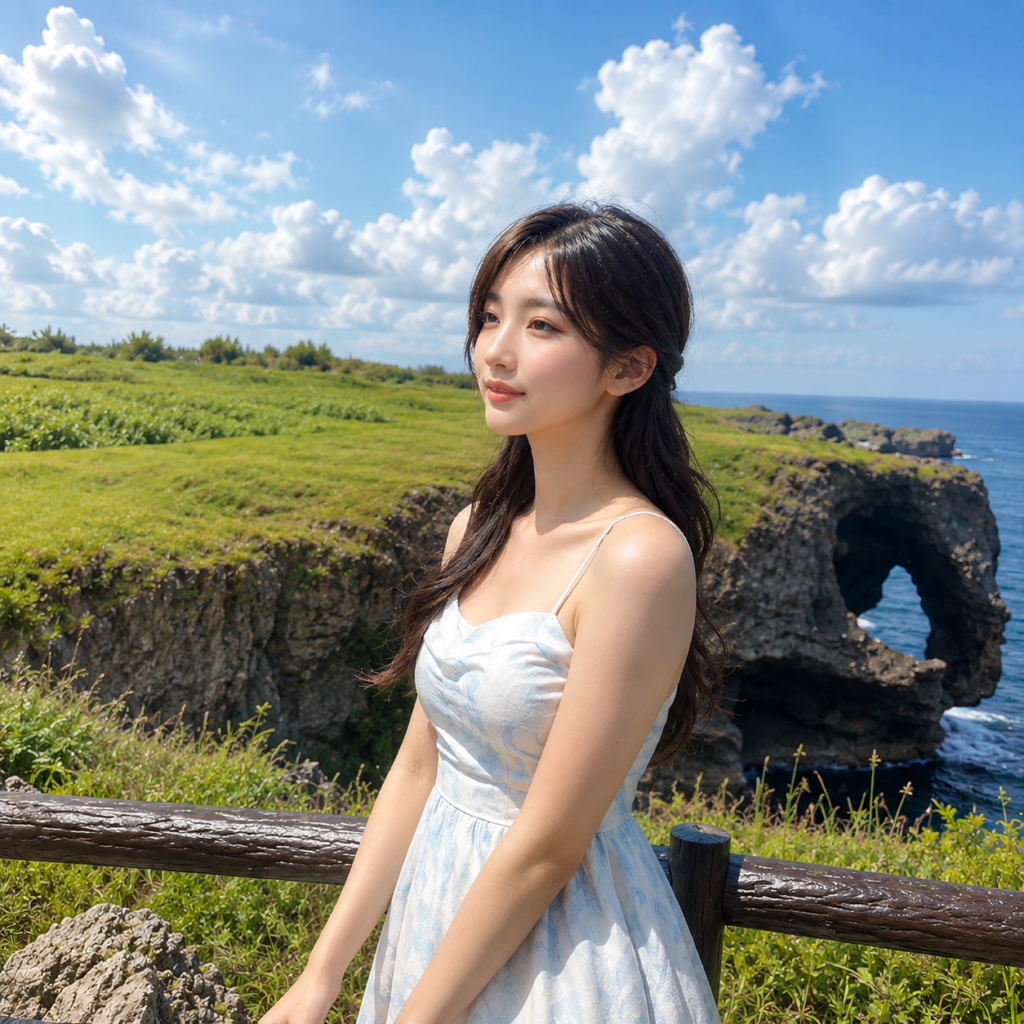 오키나와 뚜벅이 북부투어 렌터카 없이 츄라우미 수족관·만좌모·코우리대교 하루 만에