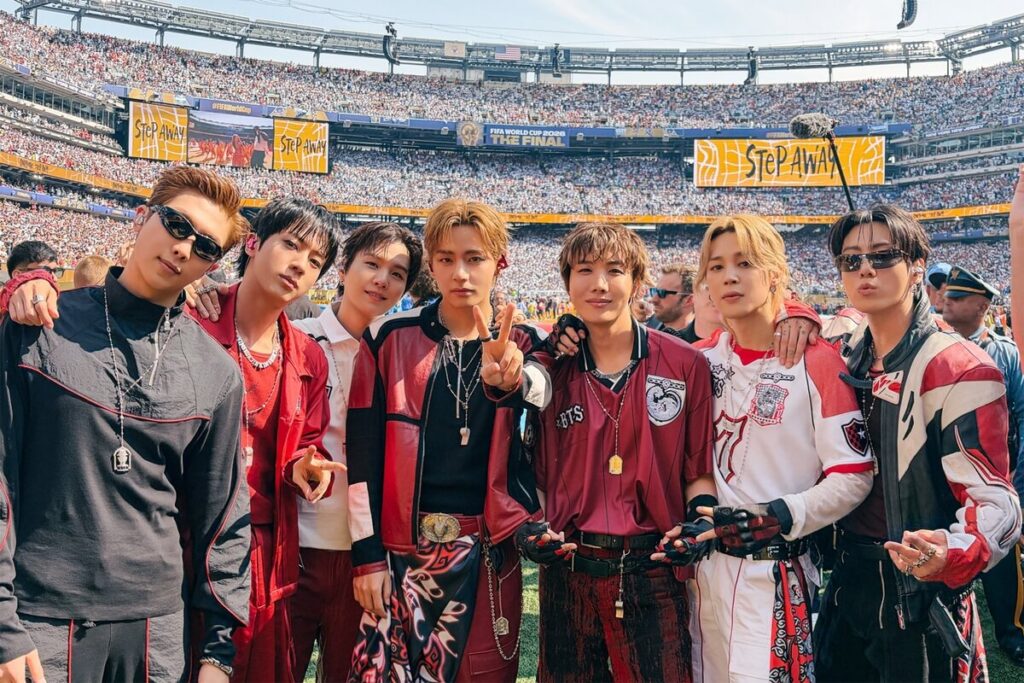 방탄소년단 뷔, 2026 월드컵 결승전 하프타임 쇼로 전 세계를 열광시키다