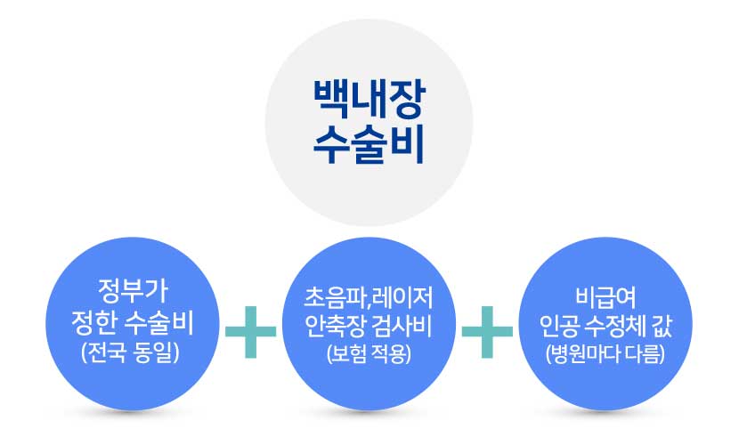백내장 수술 비용, 다초점 렌즈 실비 되나
