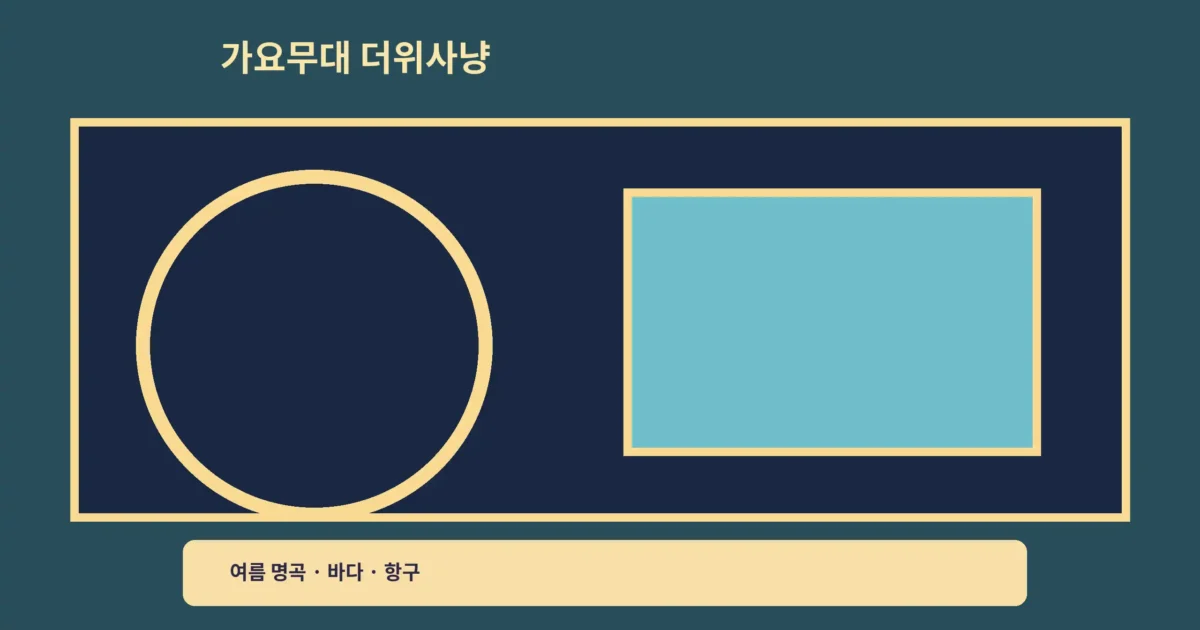 ‘가요무대 더위사냥’ 출연진과 여름 명곡, 바다와 항구 노래를 들어봐요