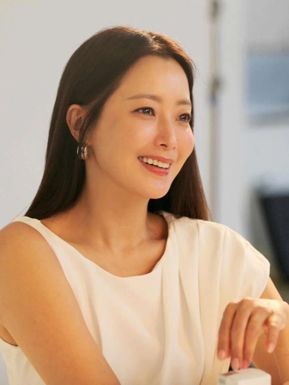 김희선의 뷰티 캠페인 현장 이미지