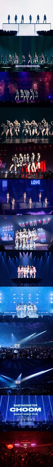베이비몬스터 월드투어 이미지