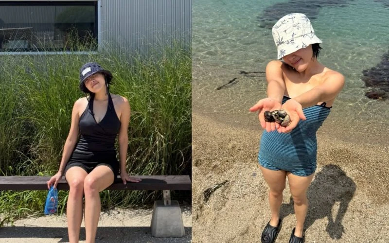 이은지 휴가룩 이미지