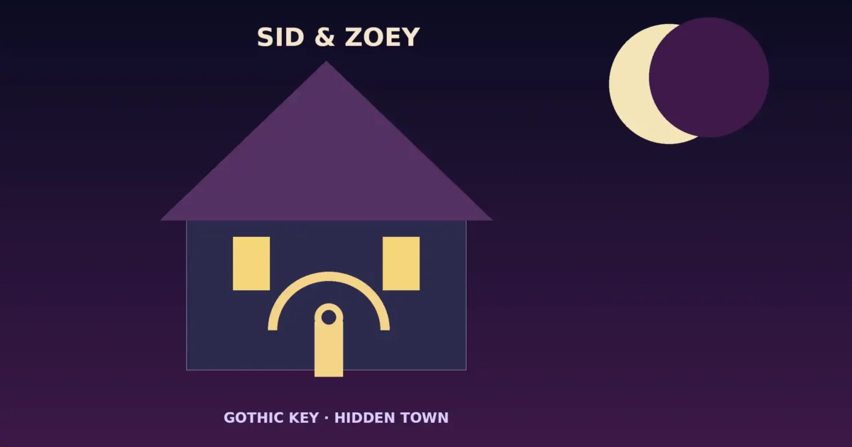 ‘Sid & Zoey’ 고딕 저택의 열쇠로 여는 초자연 미스터리예요