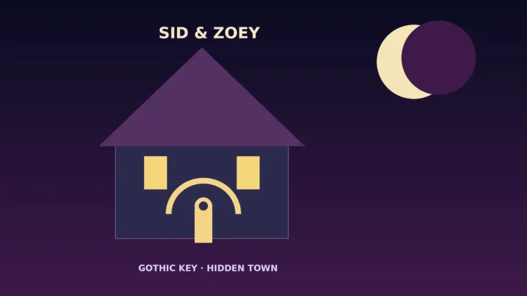 ‘Sid & Zoey’ 고딕 저택의 열쇠로 여는 초자연 미스터리예요