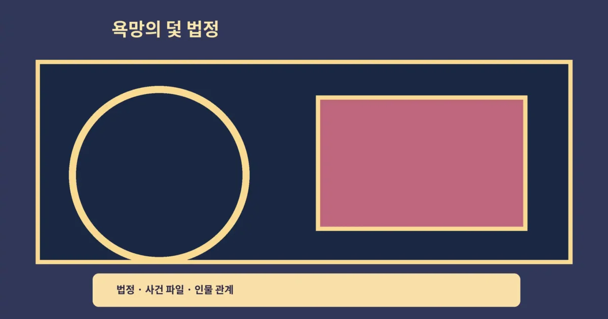 ‘욕망의 덫 법정’ 고은설 누명, 6회에서 따라갈 인물 관계예요