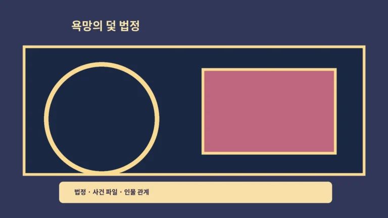 ‘욕망의 덫 법정’ 고은설 누명, 6회에서 따라갈 인물 관계예요